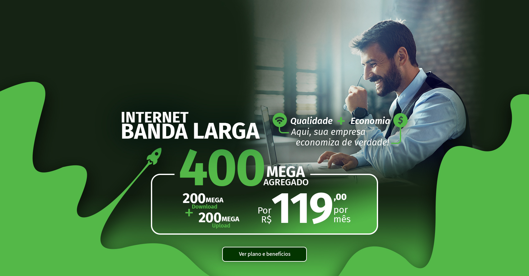Internet banda larga empresarial simétrica