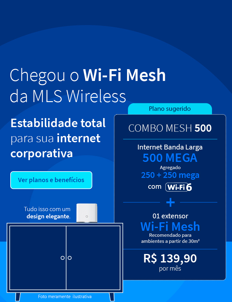 Planos com extensor MESH